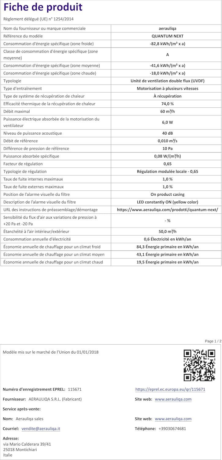 QUANTUM NEXT di Aerauliqa - Unità VMC Decentralizzata - immagine 8