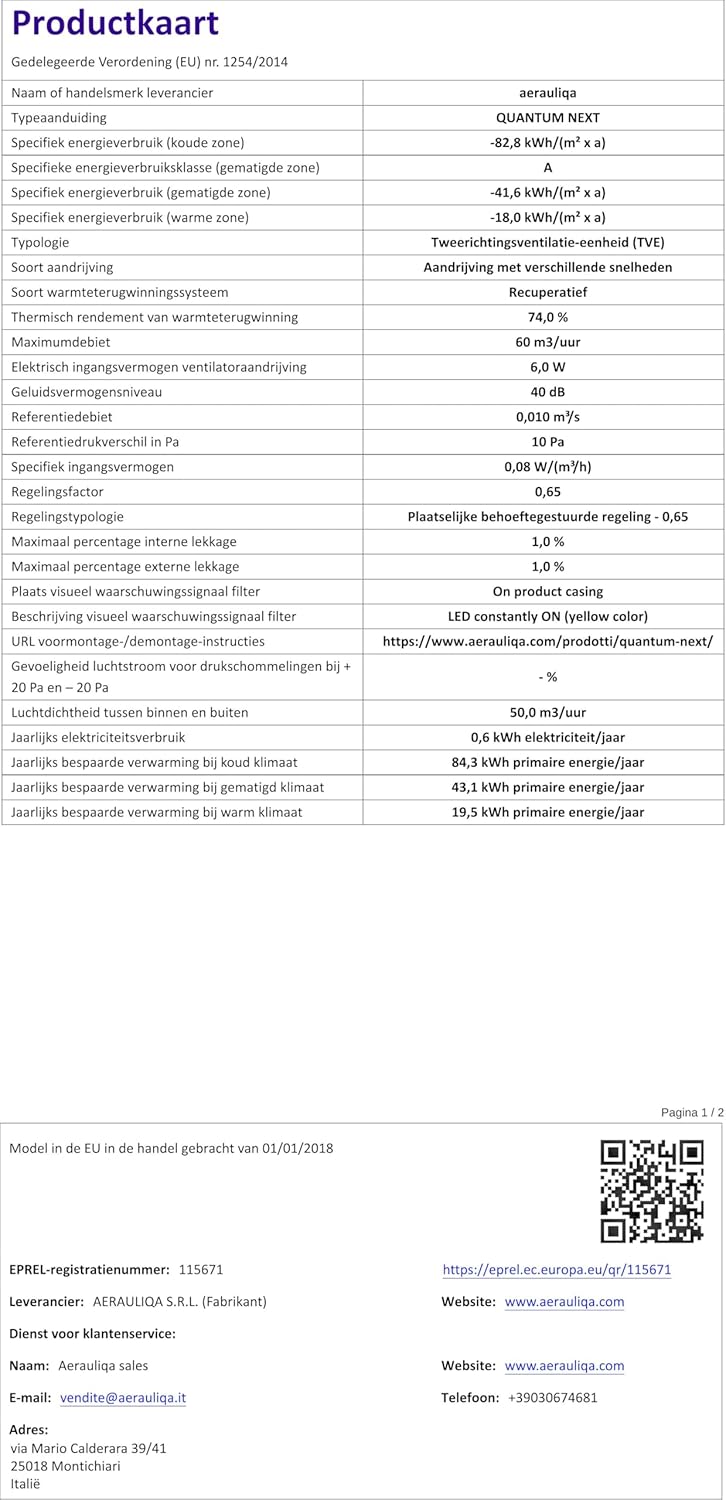 QUANTUM NEXT di Aerauliqa - Unità VMC Decentralizzata - immagine 9