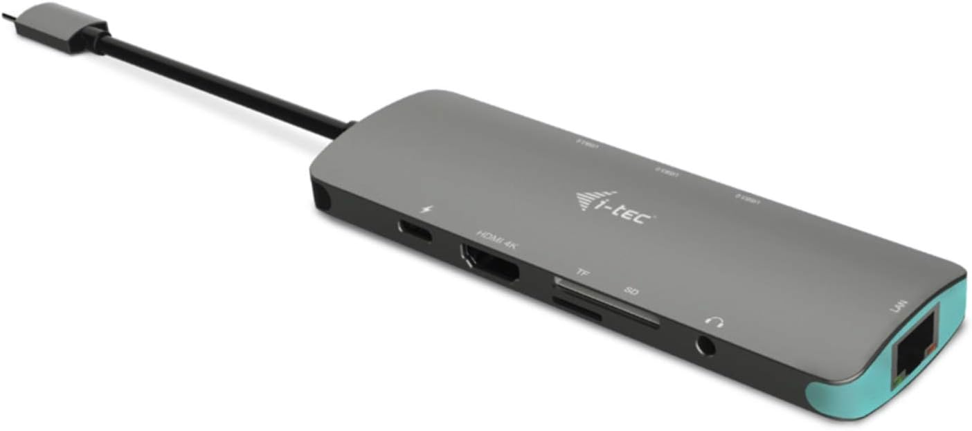 I-tec USB-C 4K Nano Docking Station Metallo - immagine 1