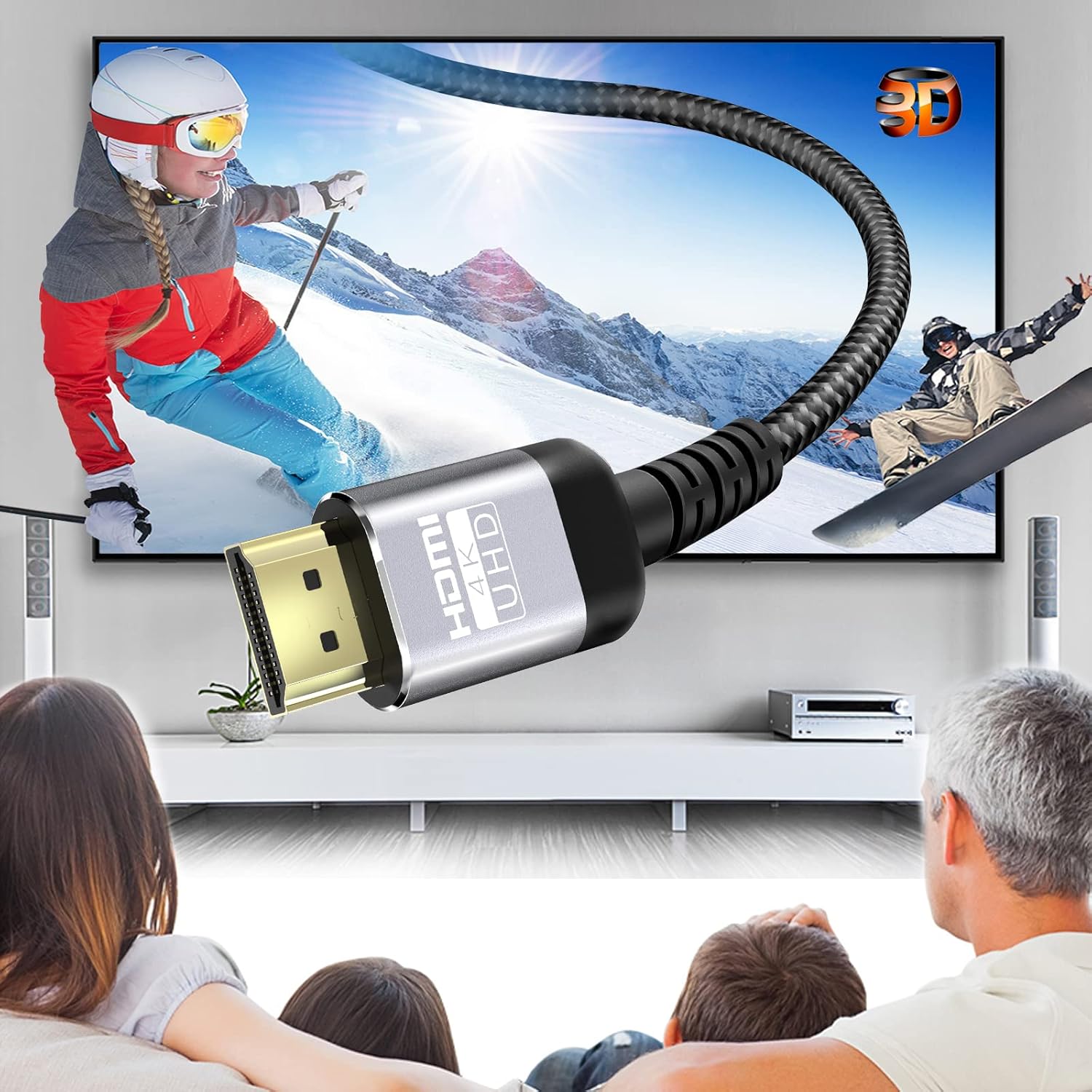 Soonsoonic Cavo HDMI 2.0 ad Alta Velocità 15 metri - immagine 3