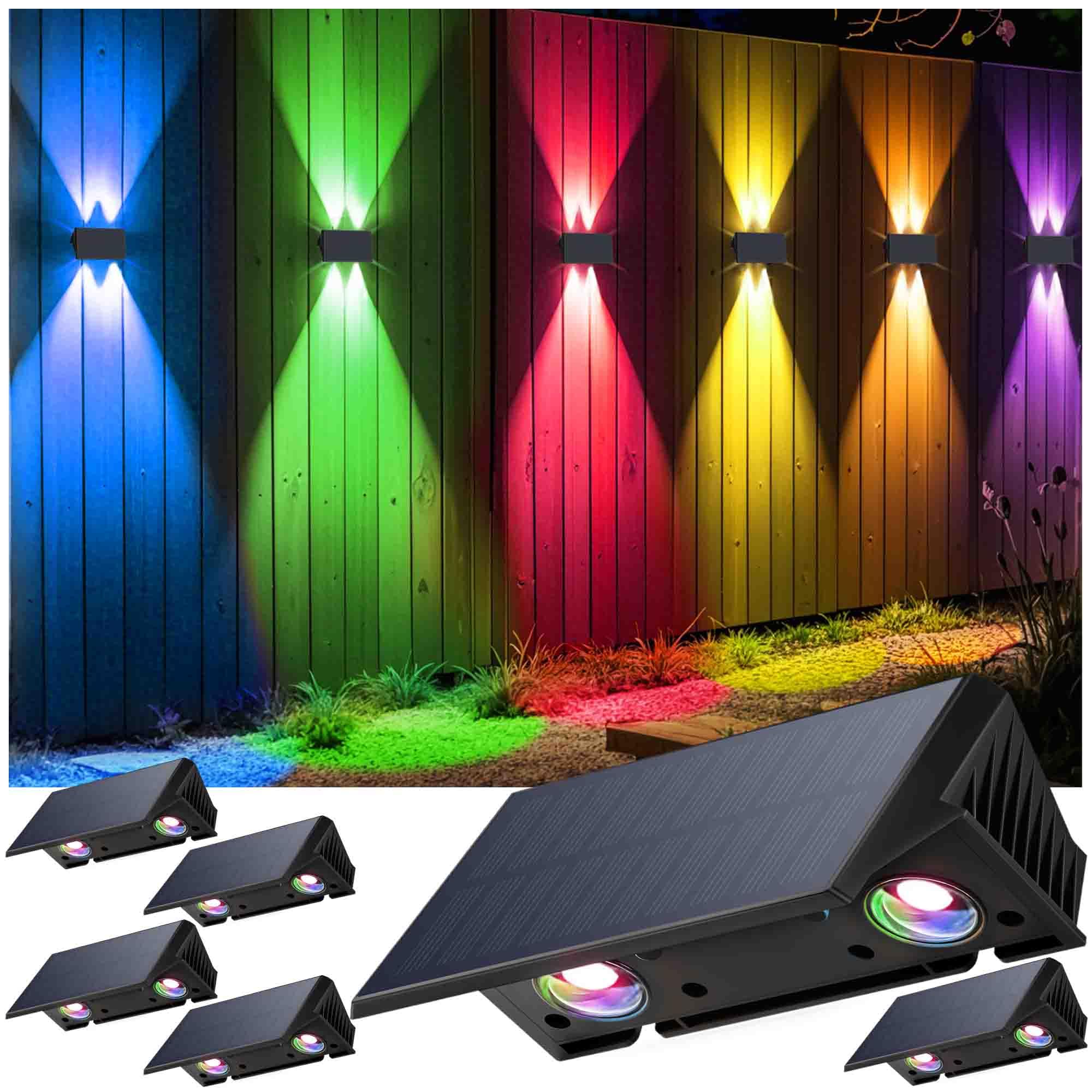 Iirara Lampada Solare da Esterno IP67 - Set 6 Pezzi