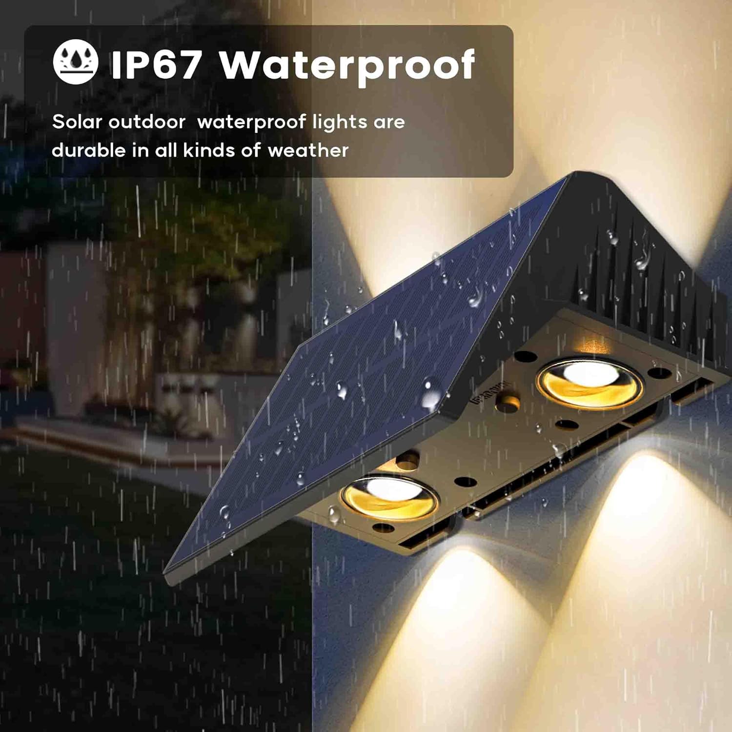 Iirara Lampada Solare da Esterno IP67 - Set 6 Pezzi - immagine 3