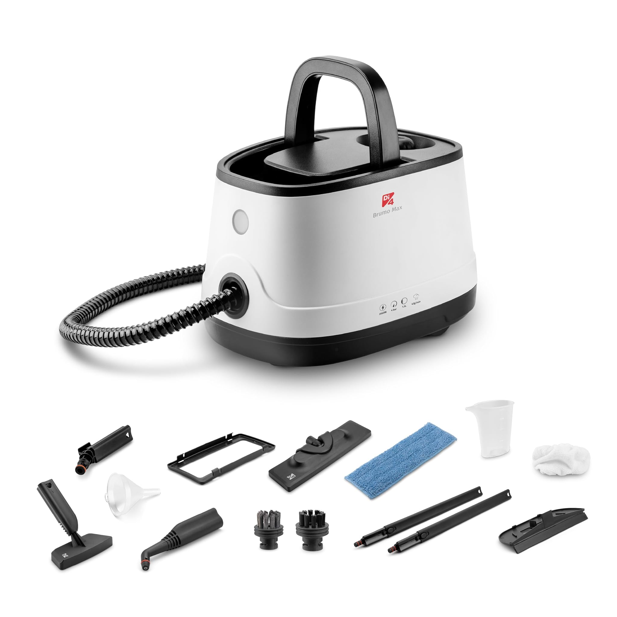 Di4 Pulitore a Vapore Brumo Max 2000W 1.5L