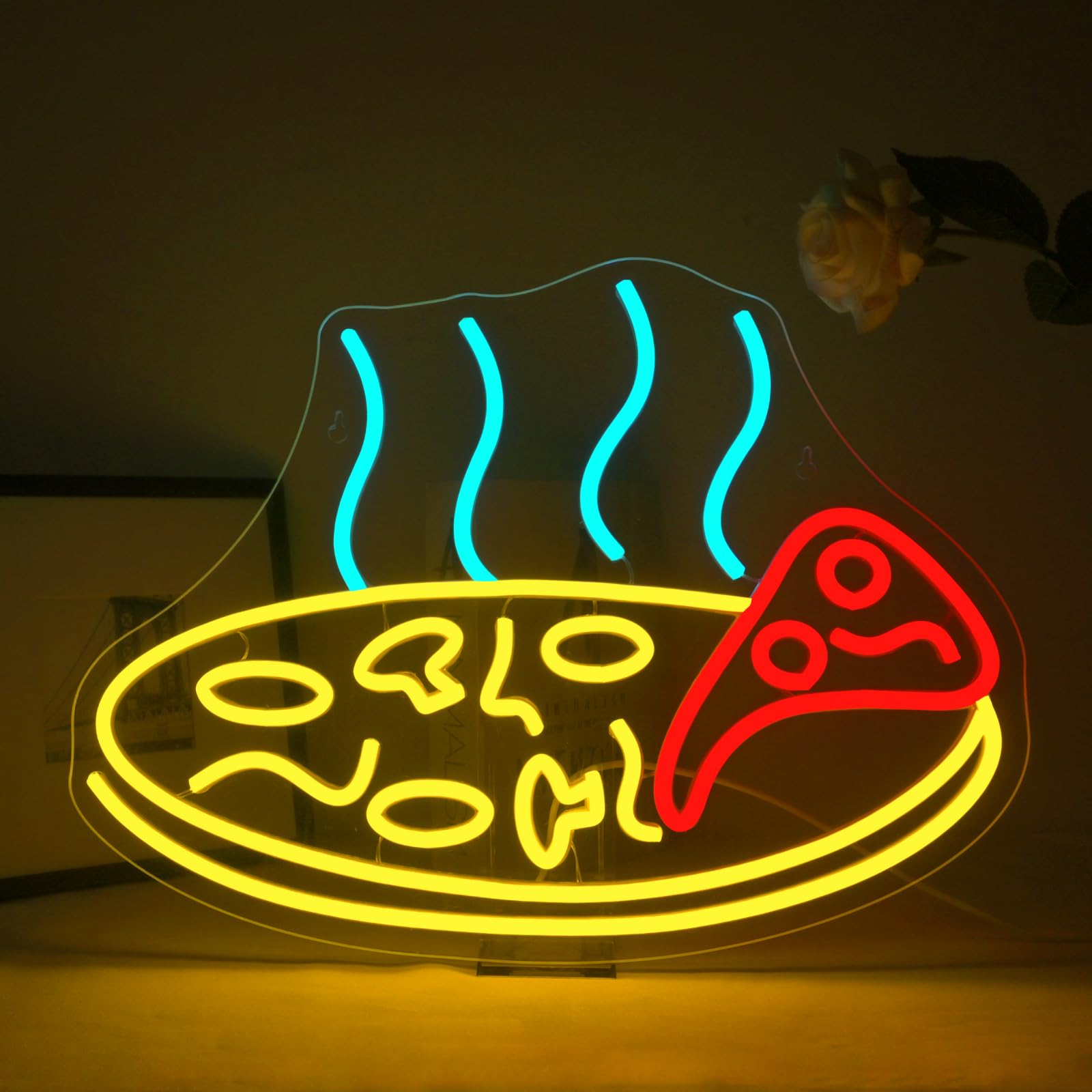 ineonlife Targhetta LED per Pizza Dimmerabile