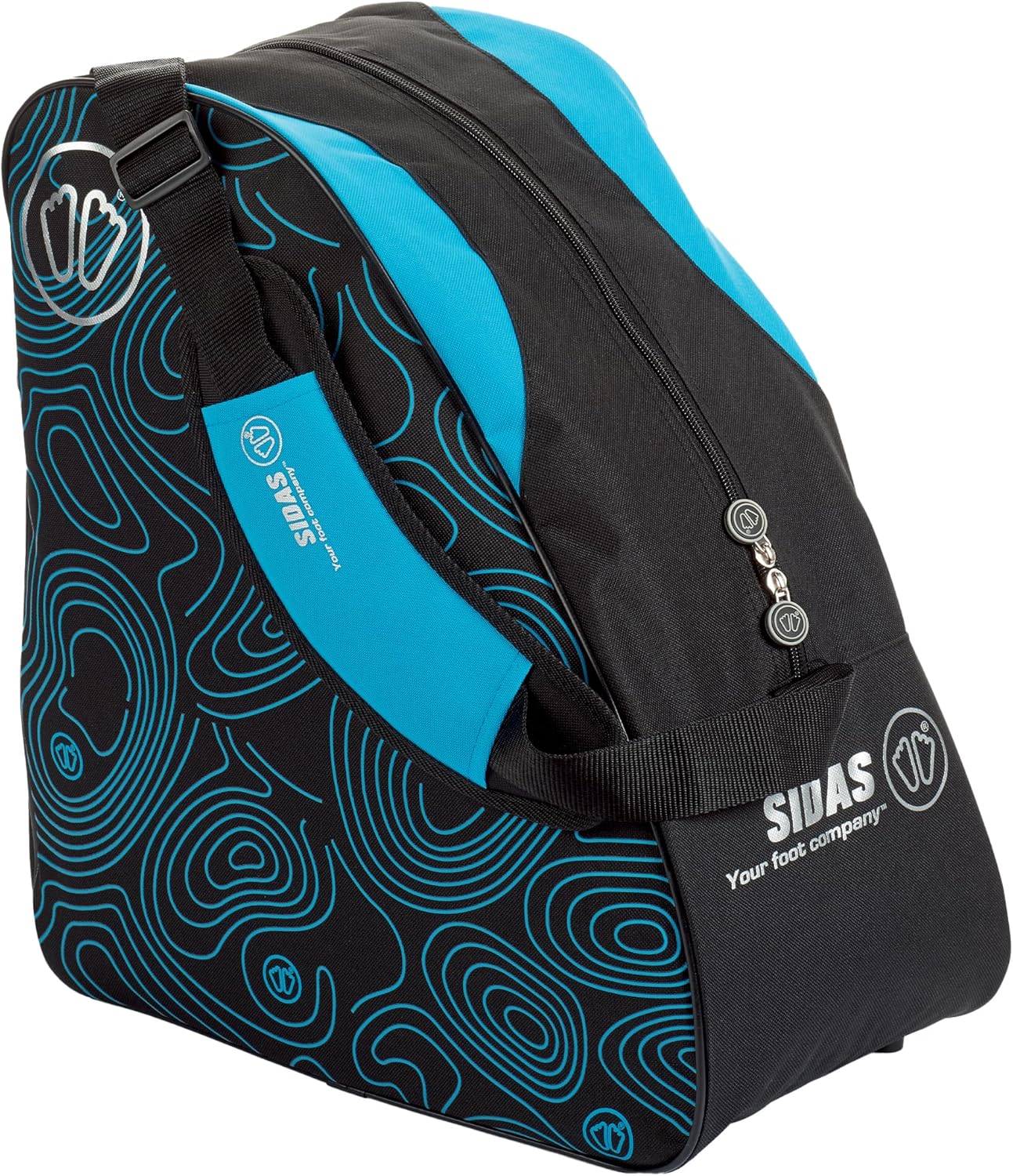 Sidas Borsa per Scarponi da Sci e Snowboard, Blue Nylon - immagine 1