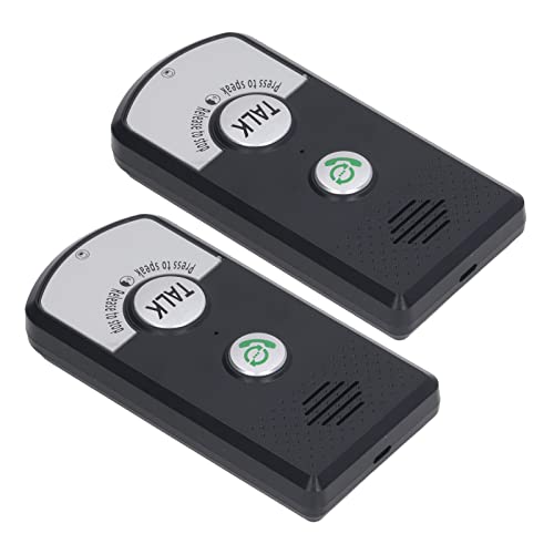 Campanello Interfono Vocale Wireless a 2 Vie, Walkie Talkie Portatile Bidirezionale Funzionante a 1000 M, Interfono Wireless Portatile, di Comunicazione da Stanza