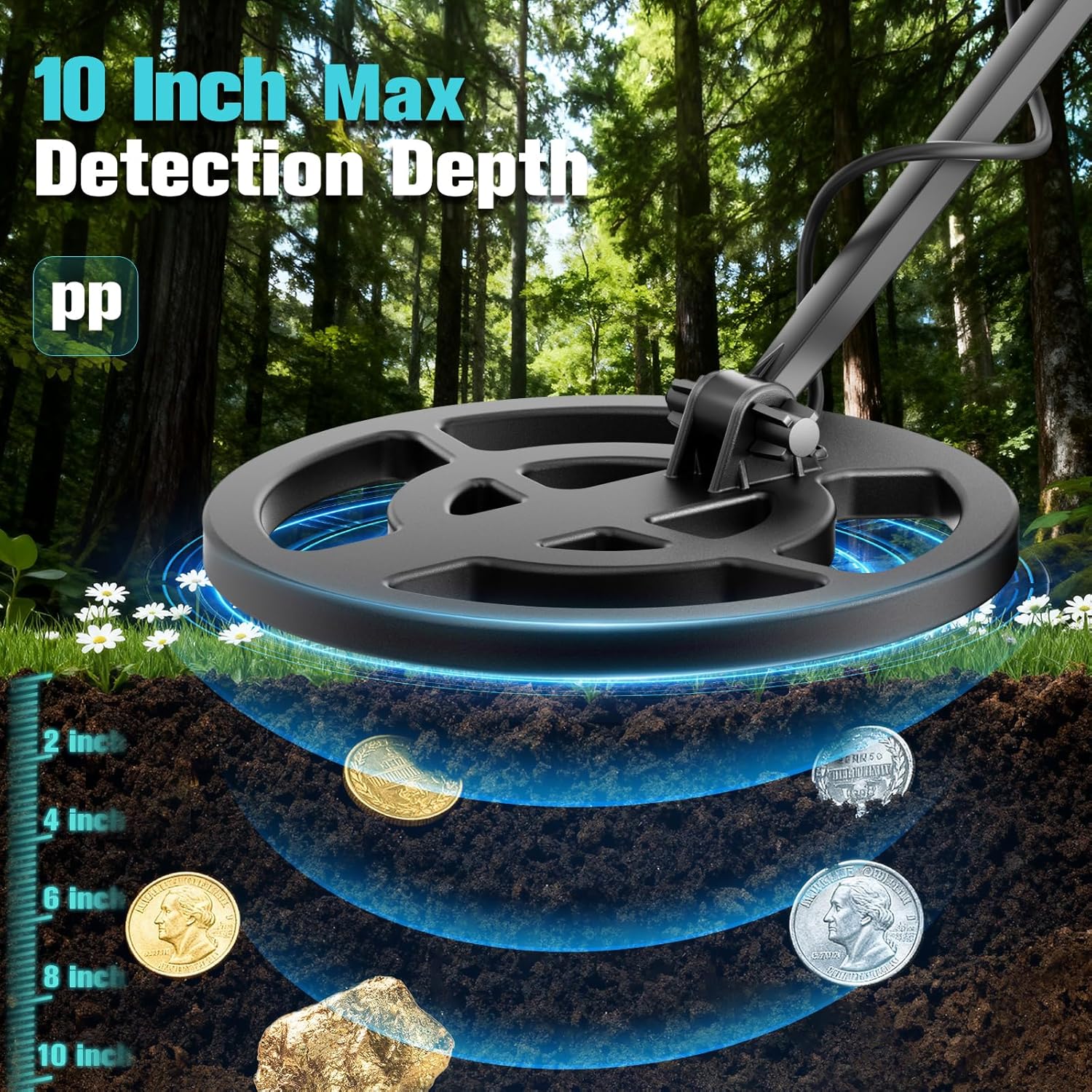 Metalldetektor per Adulti e Bambini con 5 Modalità - immagine 2