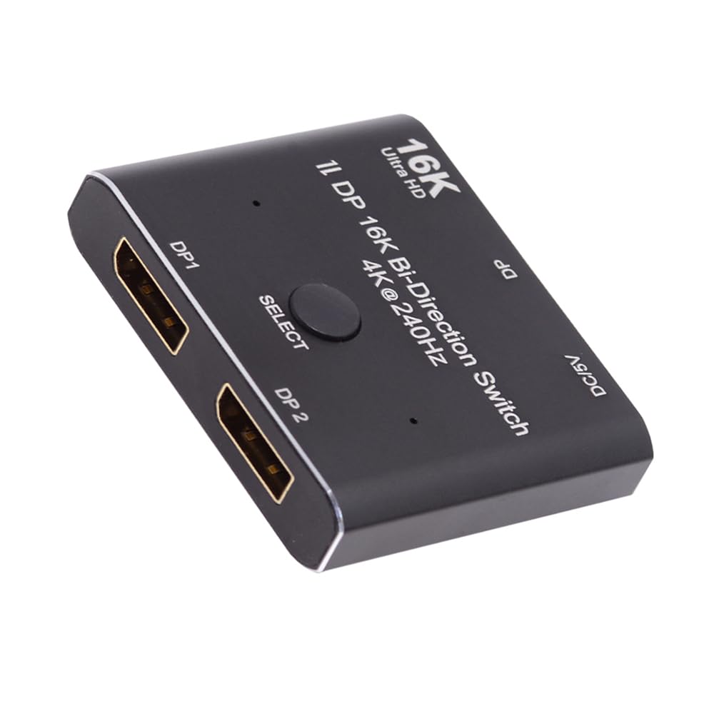 NFHK DP DisplayPort 2.0 Bi-Direction Switch Splitter
