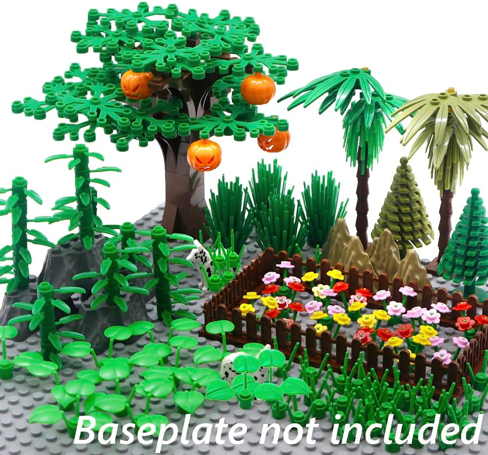 Piante Alberi Accessori Giungla Building Blocks Set - immagine 2