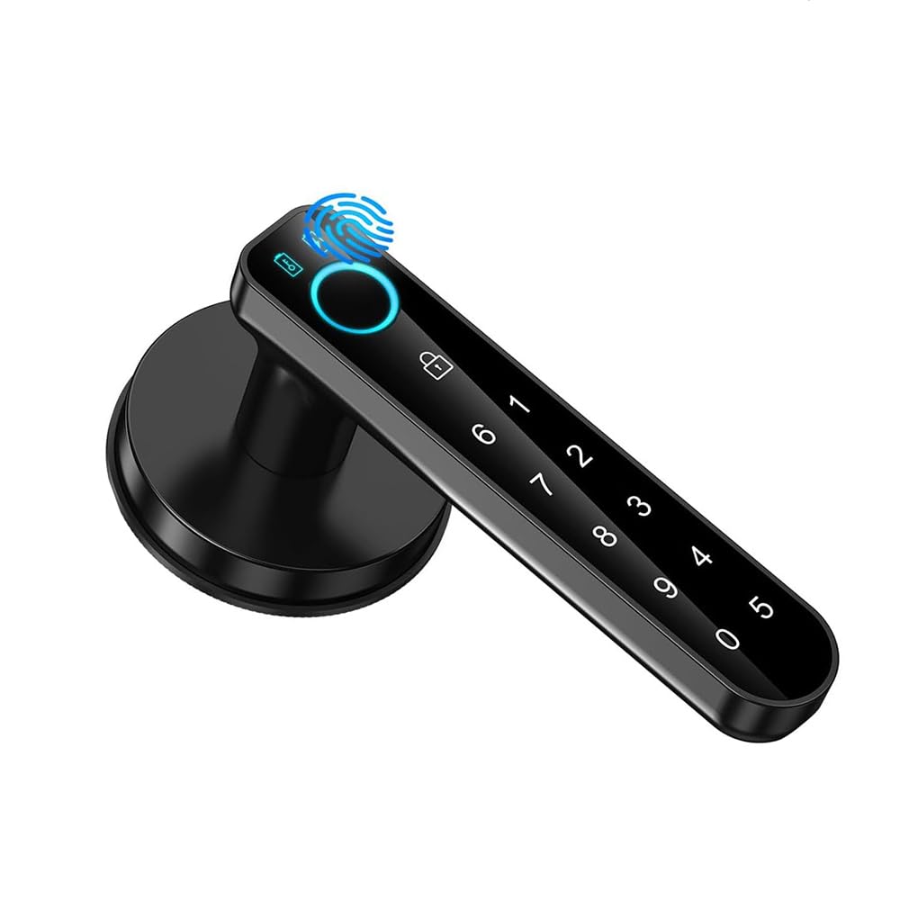 Maniglia Porta con Impronta Digitale e Tastiera Touch