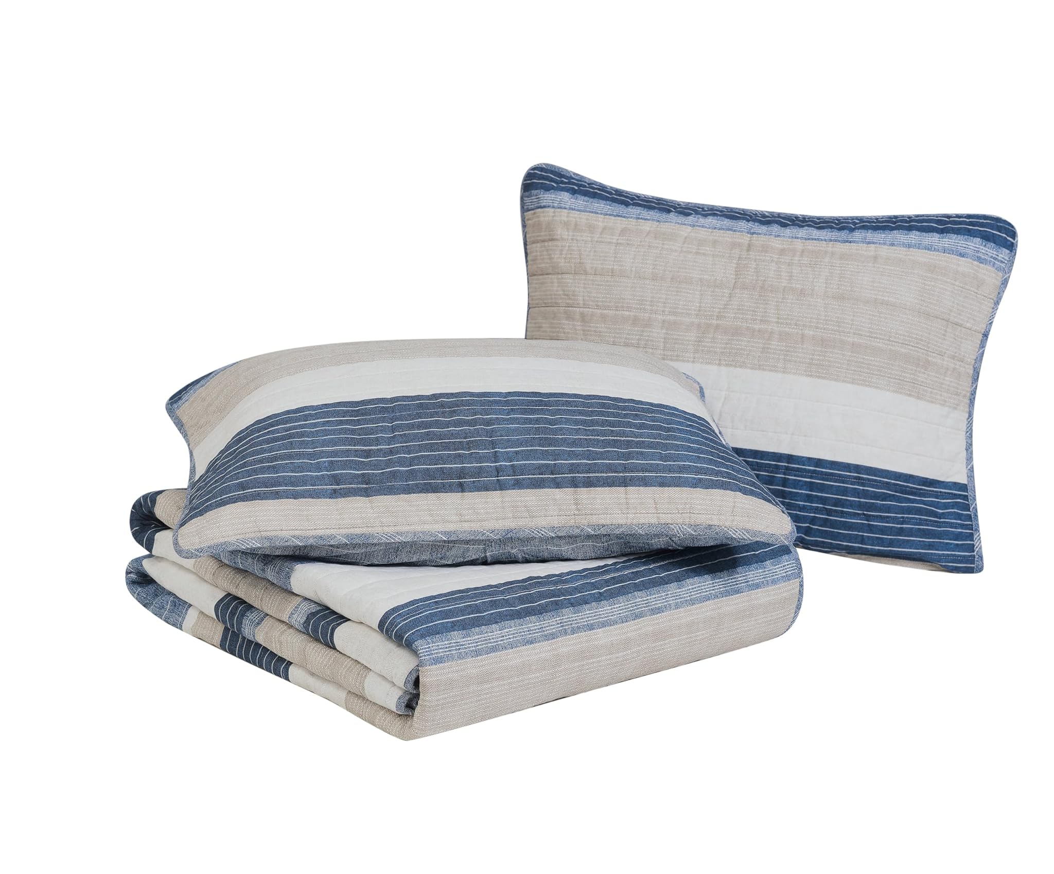 Nautica Biancheria Letto Reversibile Cotone, Ridgeport Blue