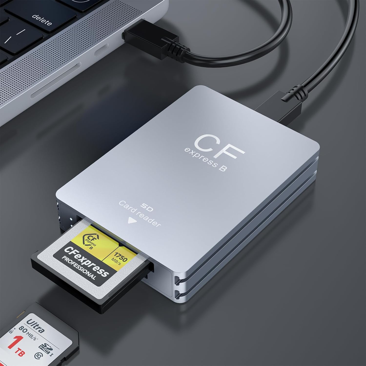 Lettore Schede CFexpress Type B e SD - USB 3.2 Gen2 - immagine 1