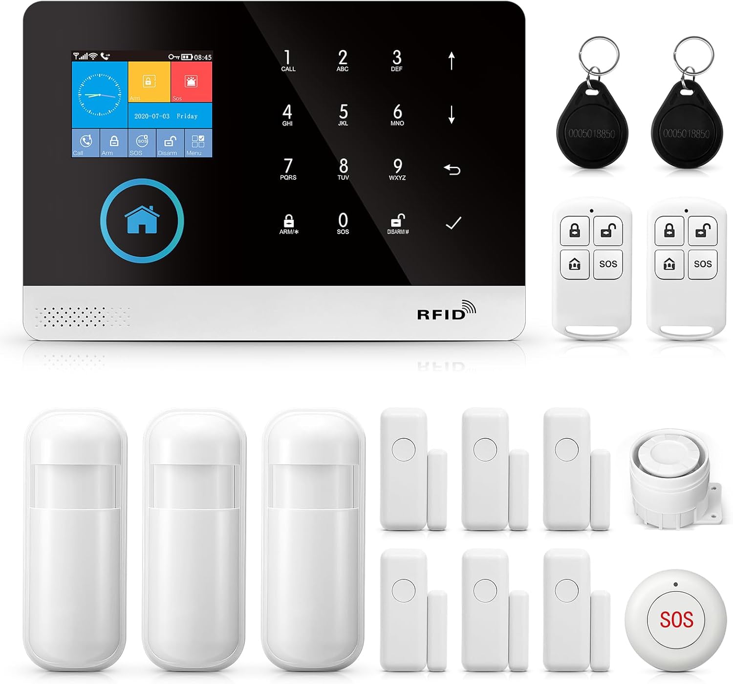 Sistema Allarme Wireless Fai da Te per Casa Intelligente