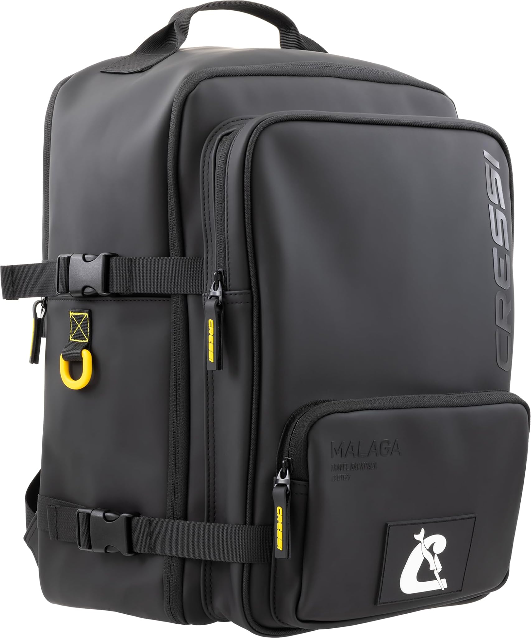 CRESSI Malaga Travel Backpack 28L Nero/Giallo