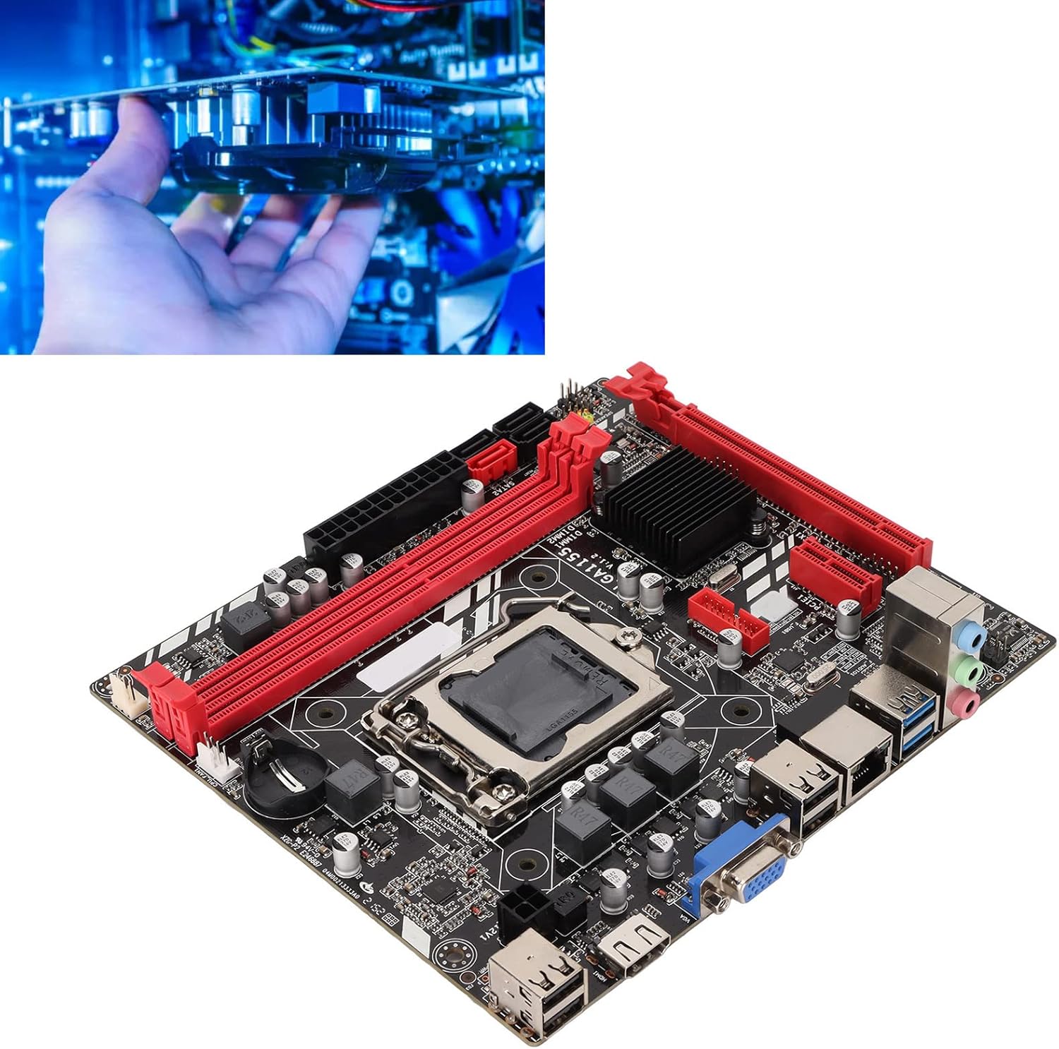 Annadue Scheda Madre DDR3 B75M per PC Desktop - immagine 3