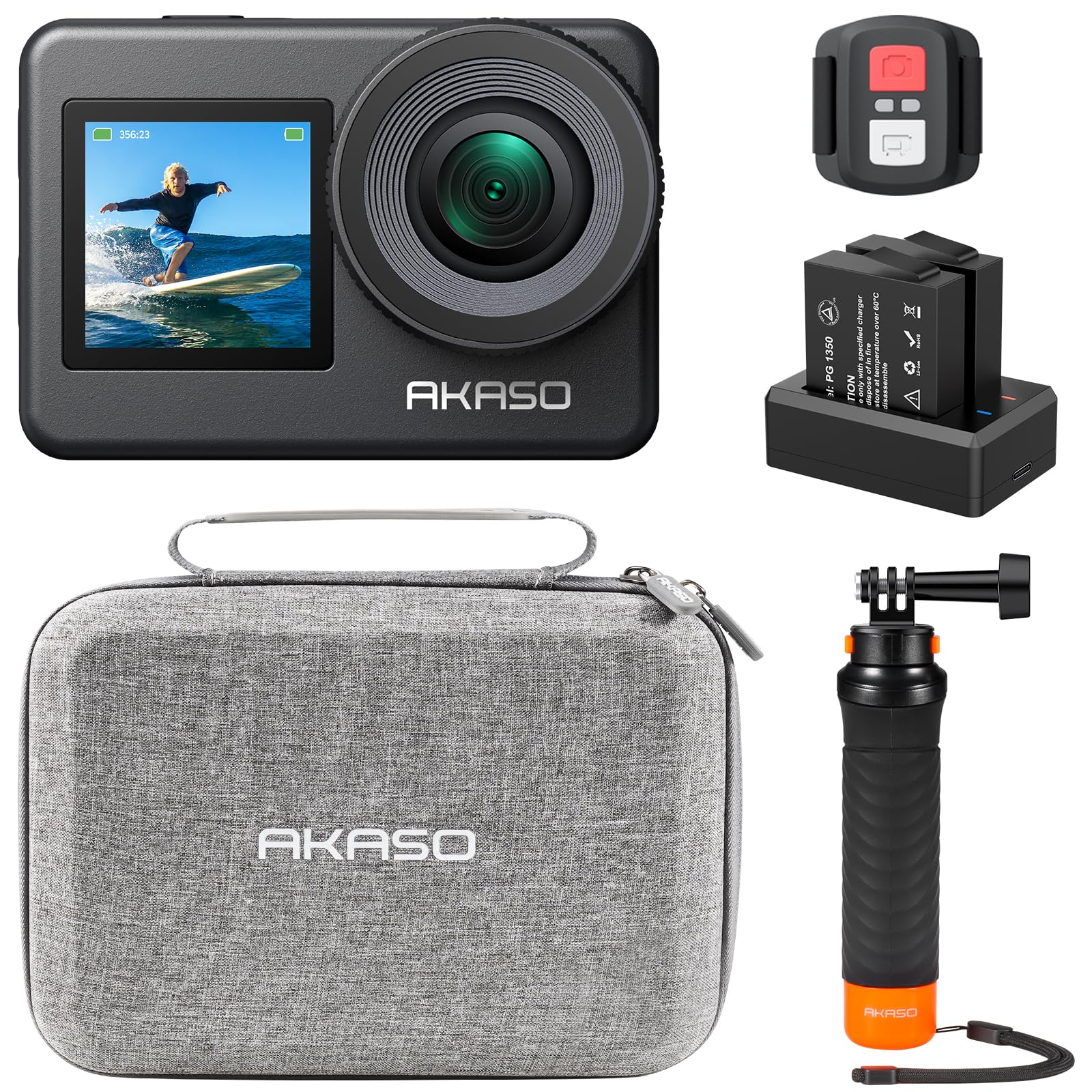 Akaso Brave 7 Bundle - Action Cam con Accessori