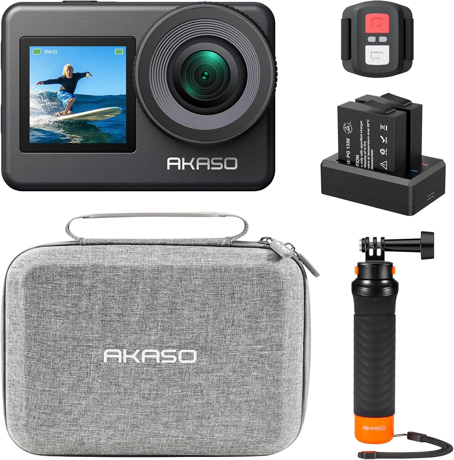 Akaso Brave 7 Bundle - Action Cam con Accessori - immagine 1