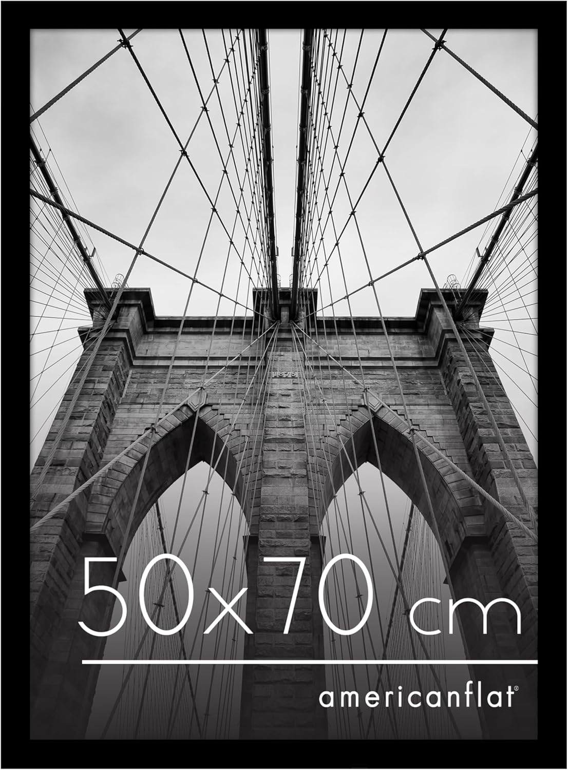 Americanflat Cornice 50x70 cm Nera - immagine 1