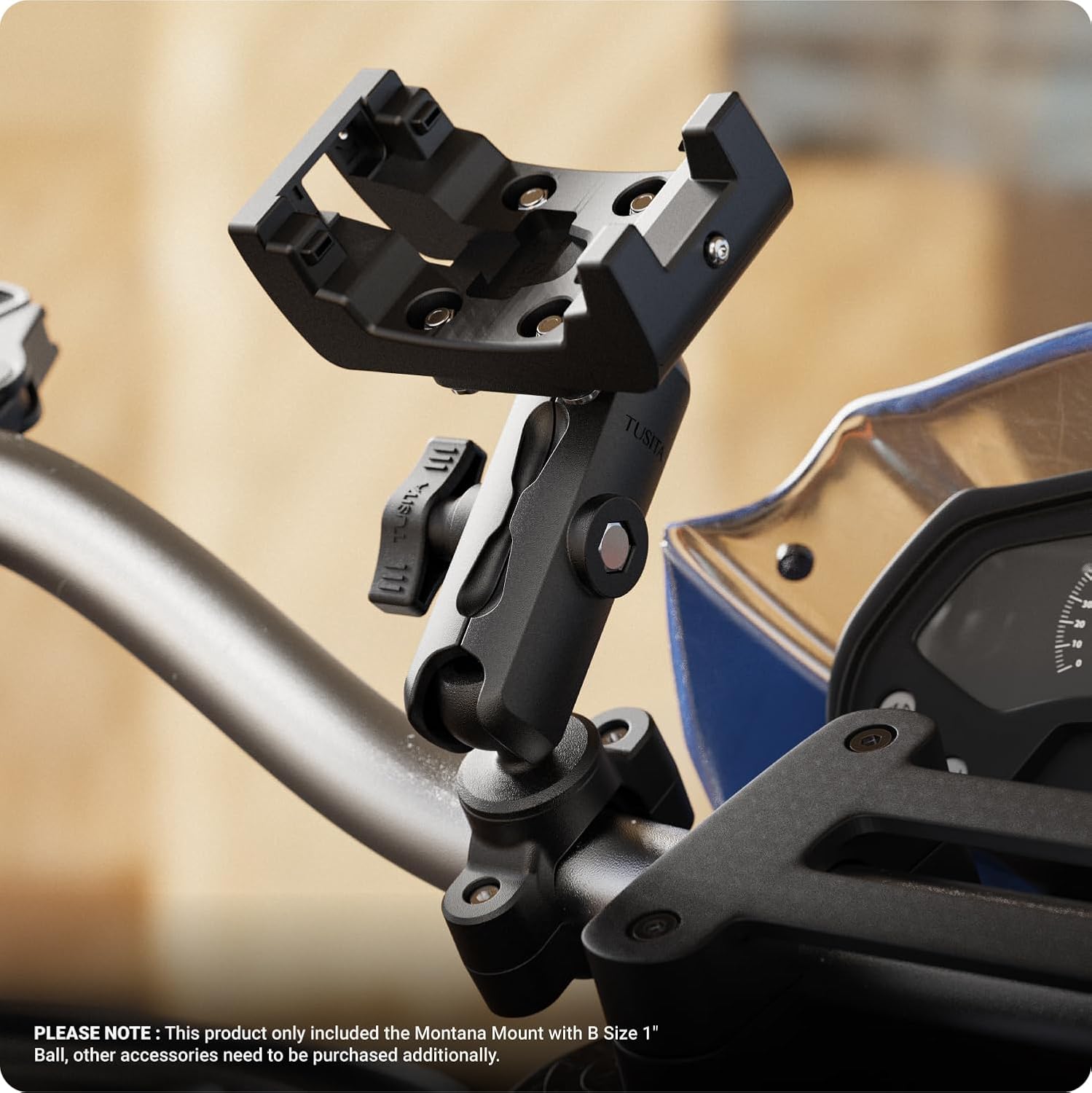 Tusita GPS Supporto per Montaggio con Sfera 1" - immagine 4