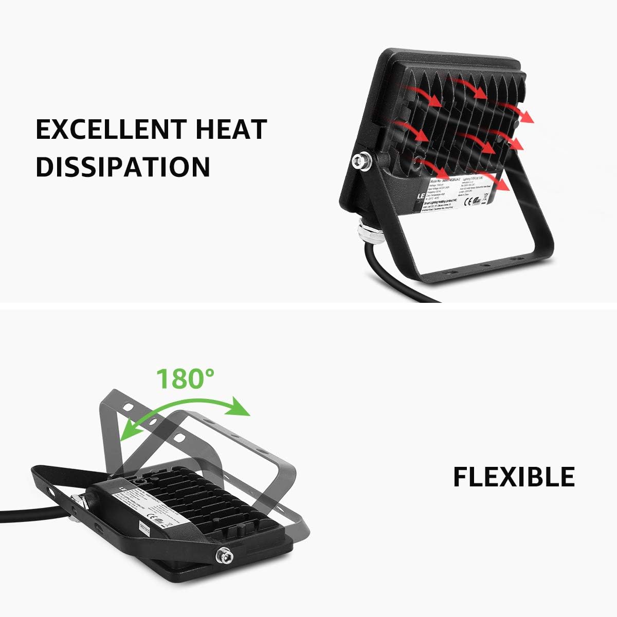 LE Faretto LED RGB Esterno 15W (2 Pezzi) - immagine 5