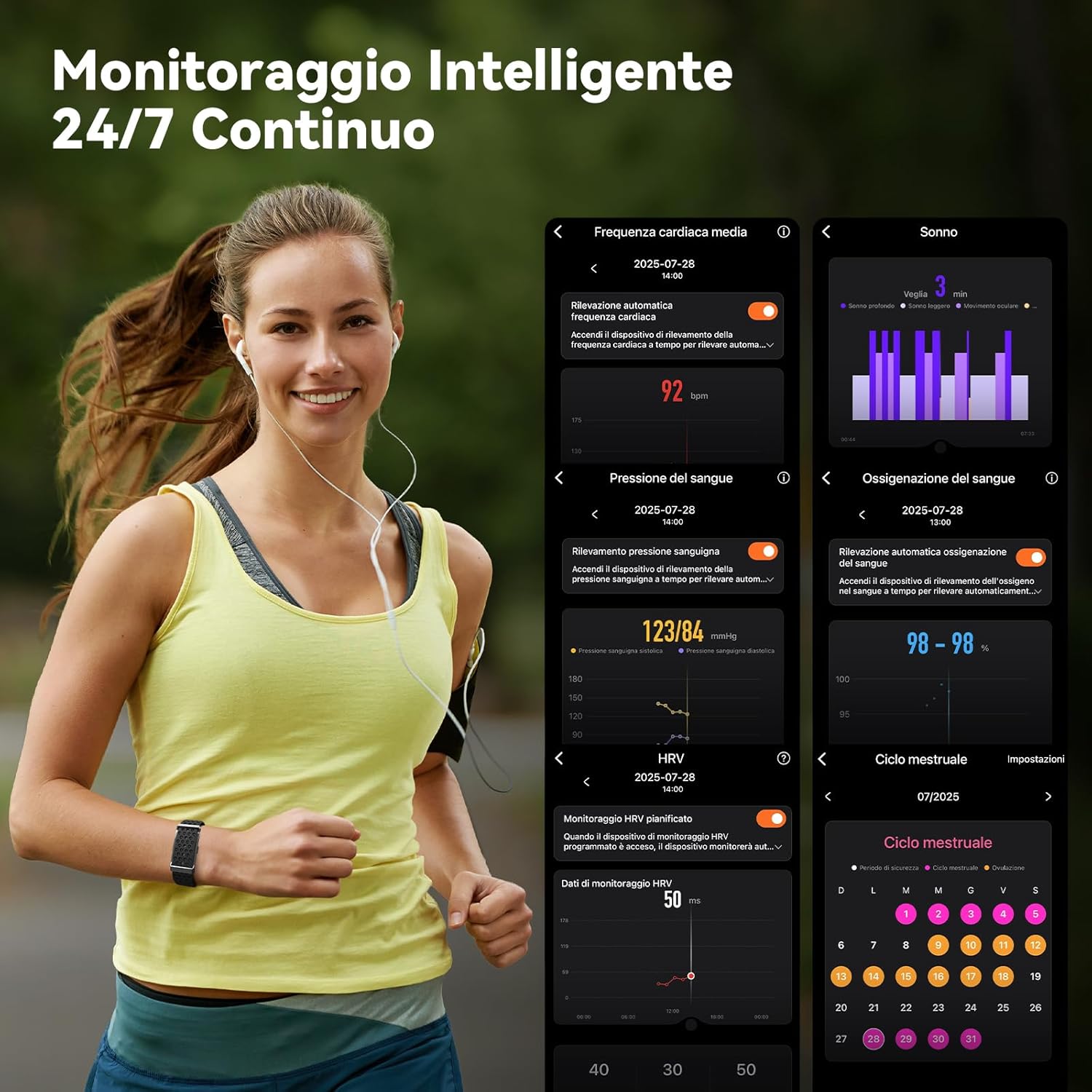 Iso Tech Smart Braccialetto Fitness Band IP68 - immagine 2