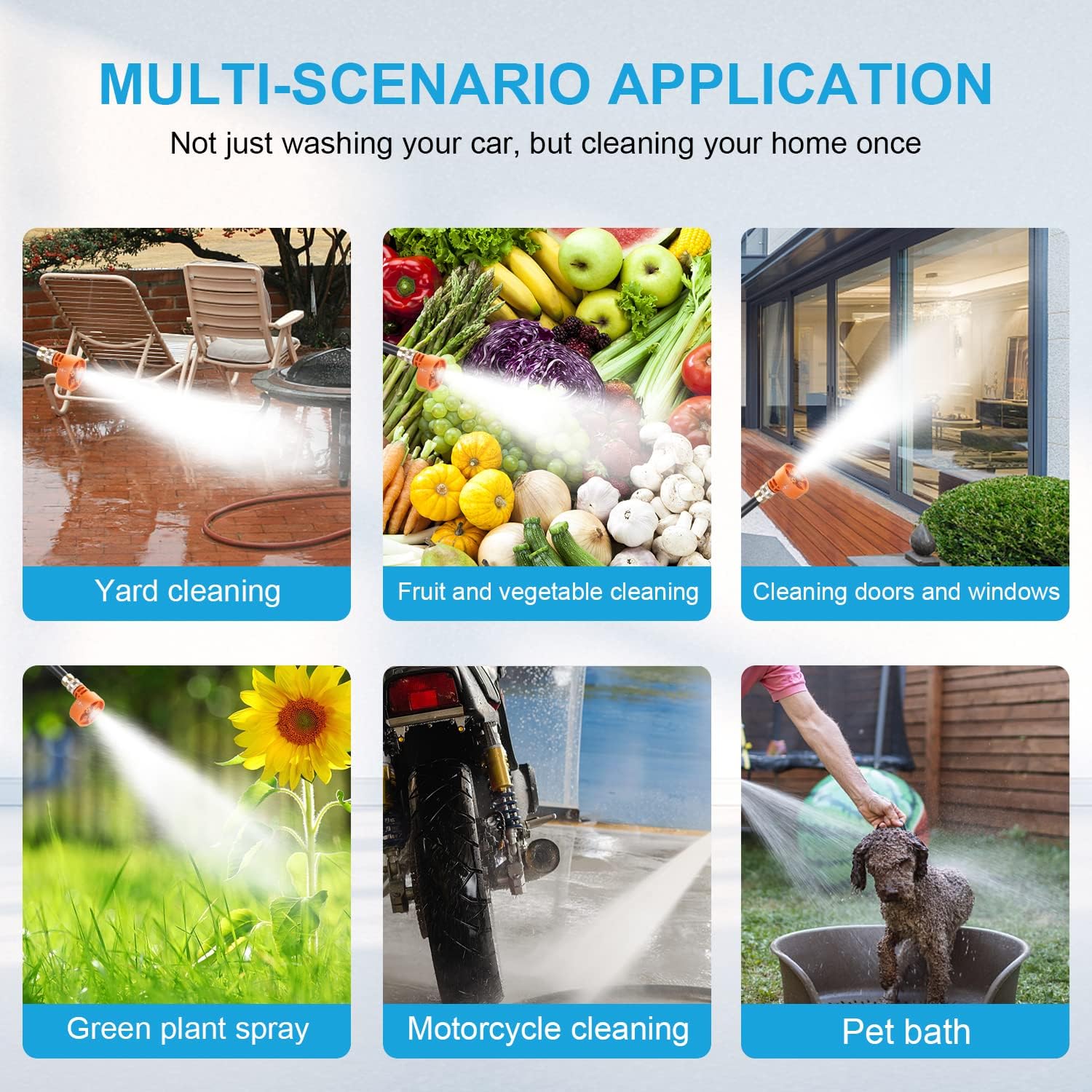 Dewinner Idropulitrice a Batteria 700 PSI Senza Fili - immagine 4