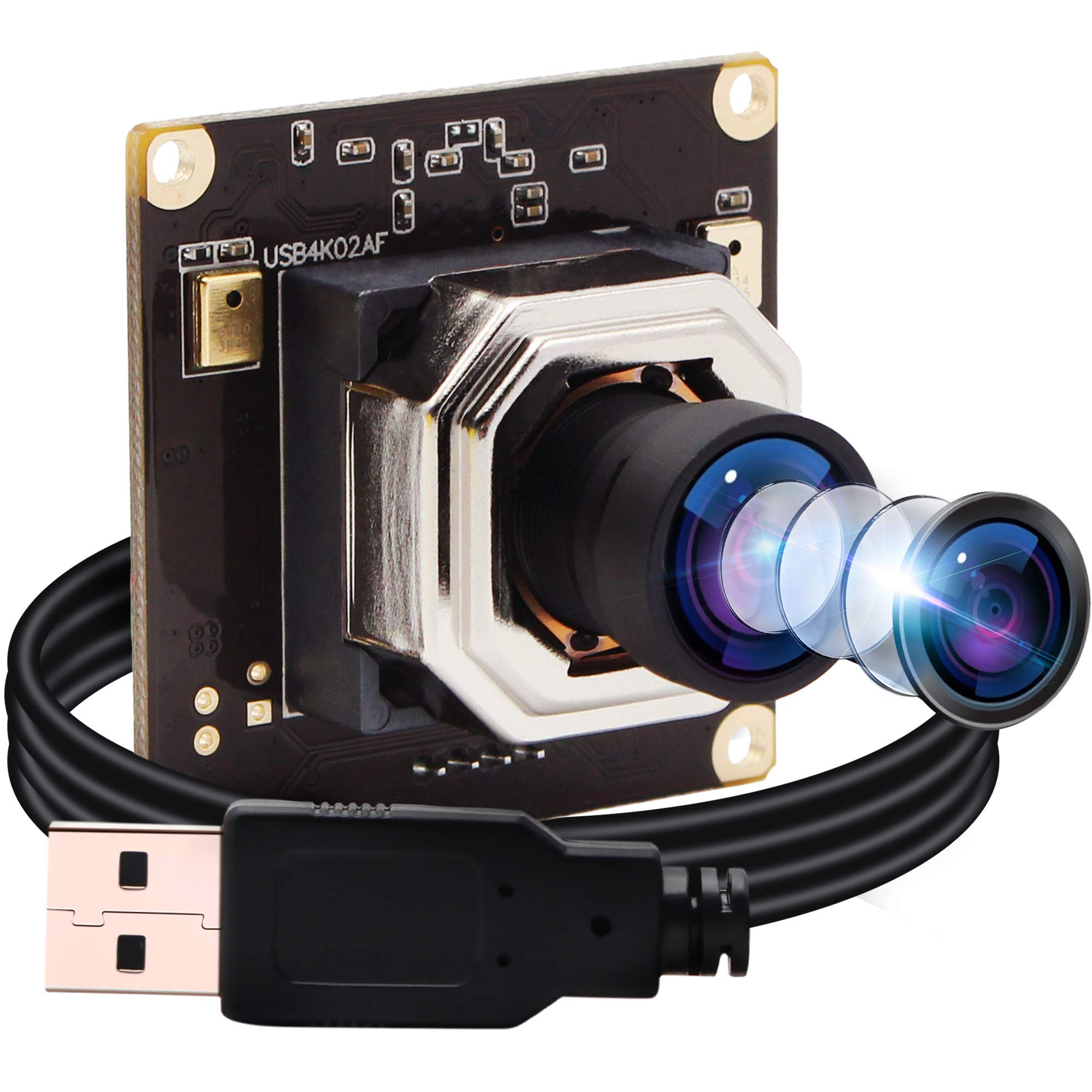 Elp Modulo Fotocamera USB 4K Ultra HD IMX415