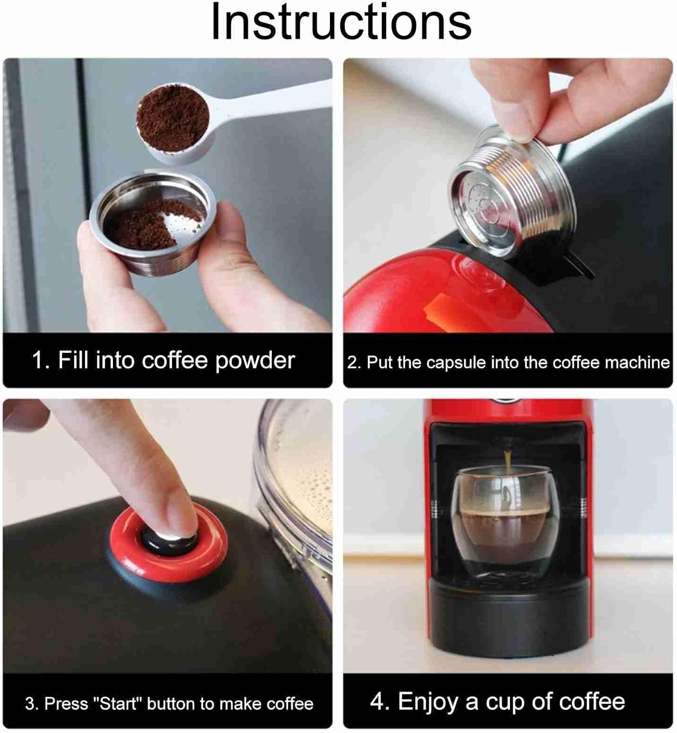 Capsule Riutilizzabili per Caffè A Modo Mio Jolie - immagine 2