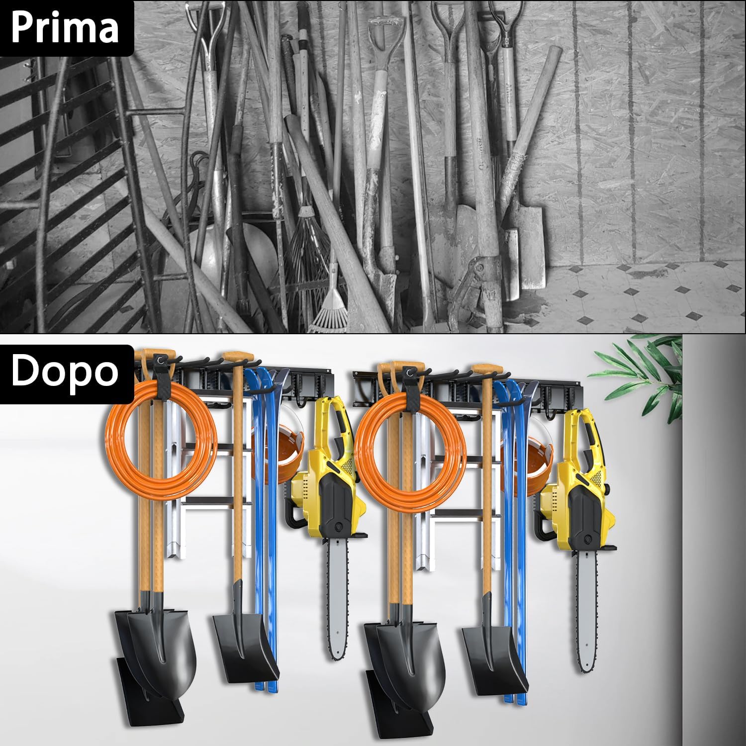 3-h Porta Attrezzi da Giardino 40cm SUS304 Acciaio Inox - immagine 4