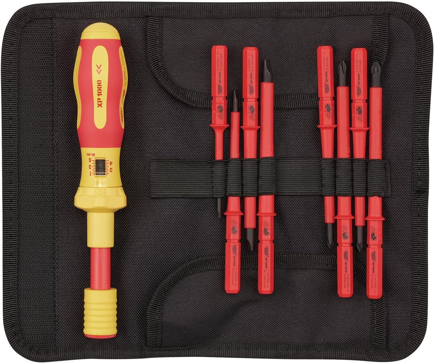 Draper XP1000 - Set 9 Cacciaviti Dinamometrici VDE - immagine 2