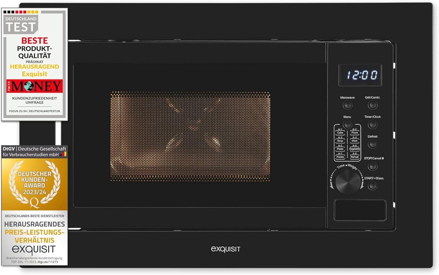 Exquisit Microonde da Incasso EMW20-DG-020 Nero