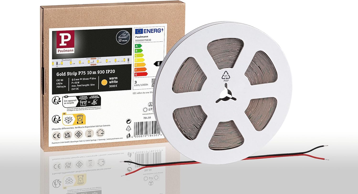 Paulmann 78450 Strip LED Pro Gold P150 10m 55W