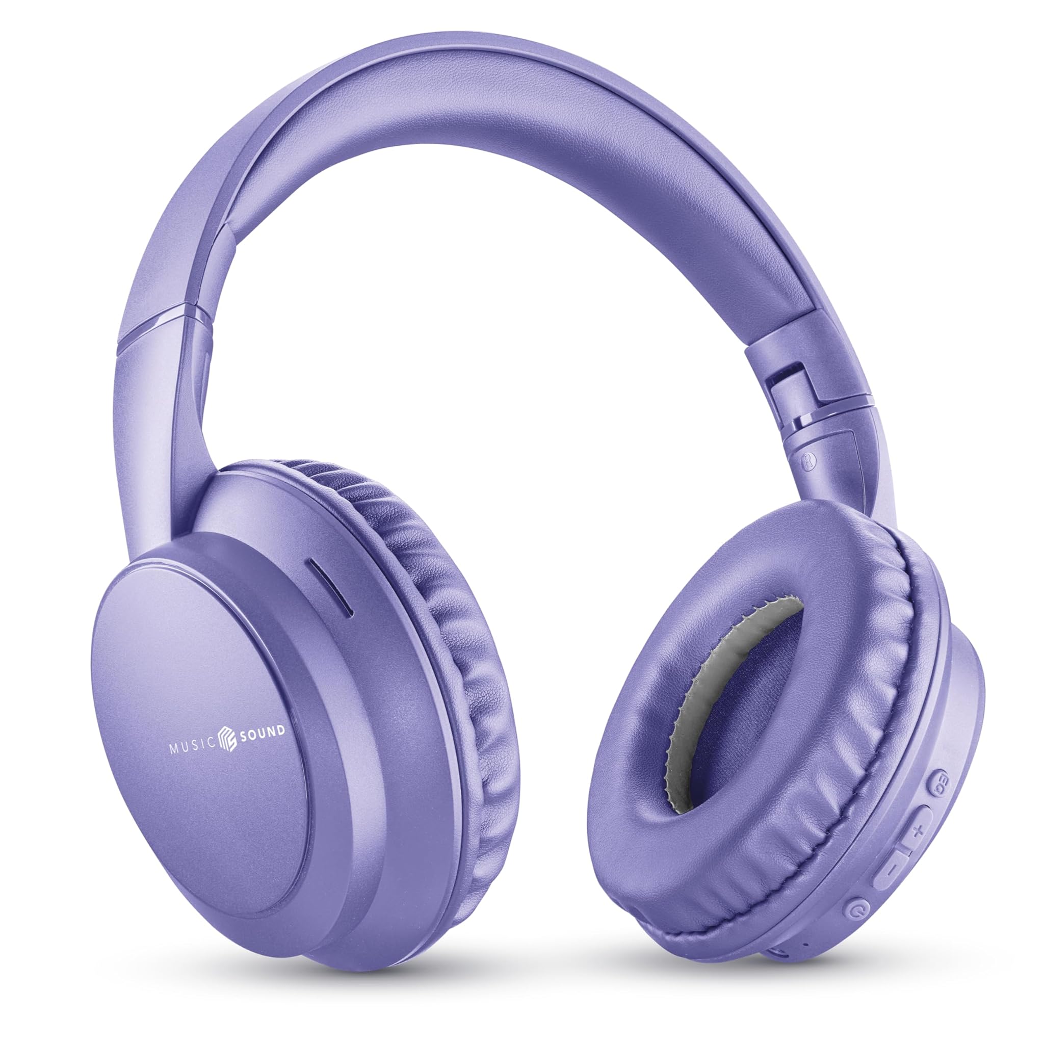 Music Sound BOOST Cuffia Wireless Around-Ear, Lilla