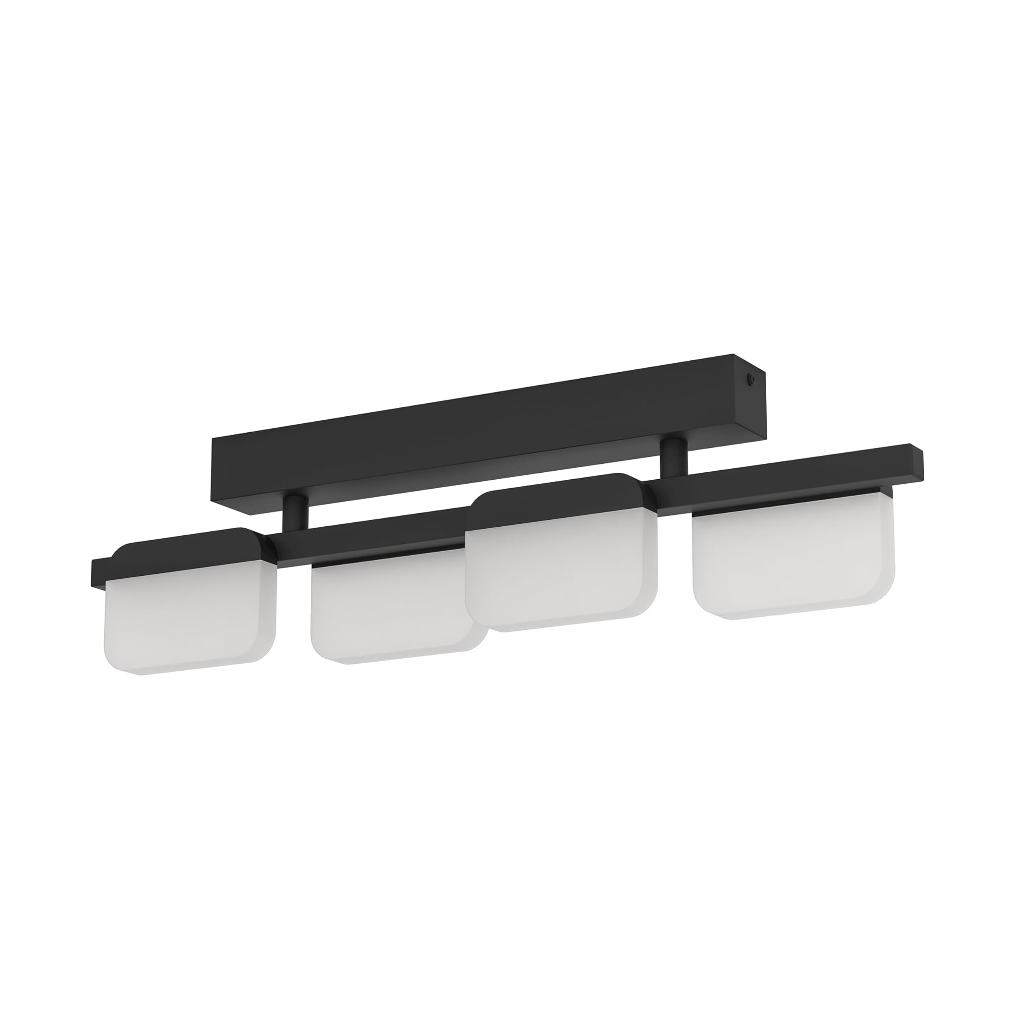 Eglo Led Lampada da Soffitto Ervidel, Nero