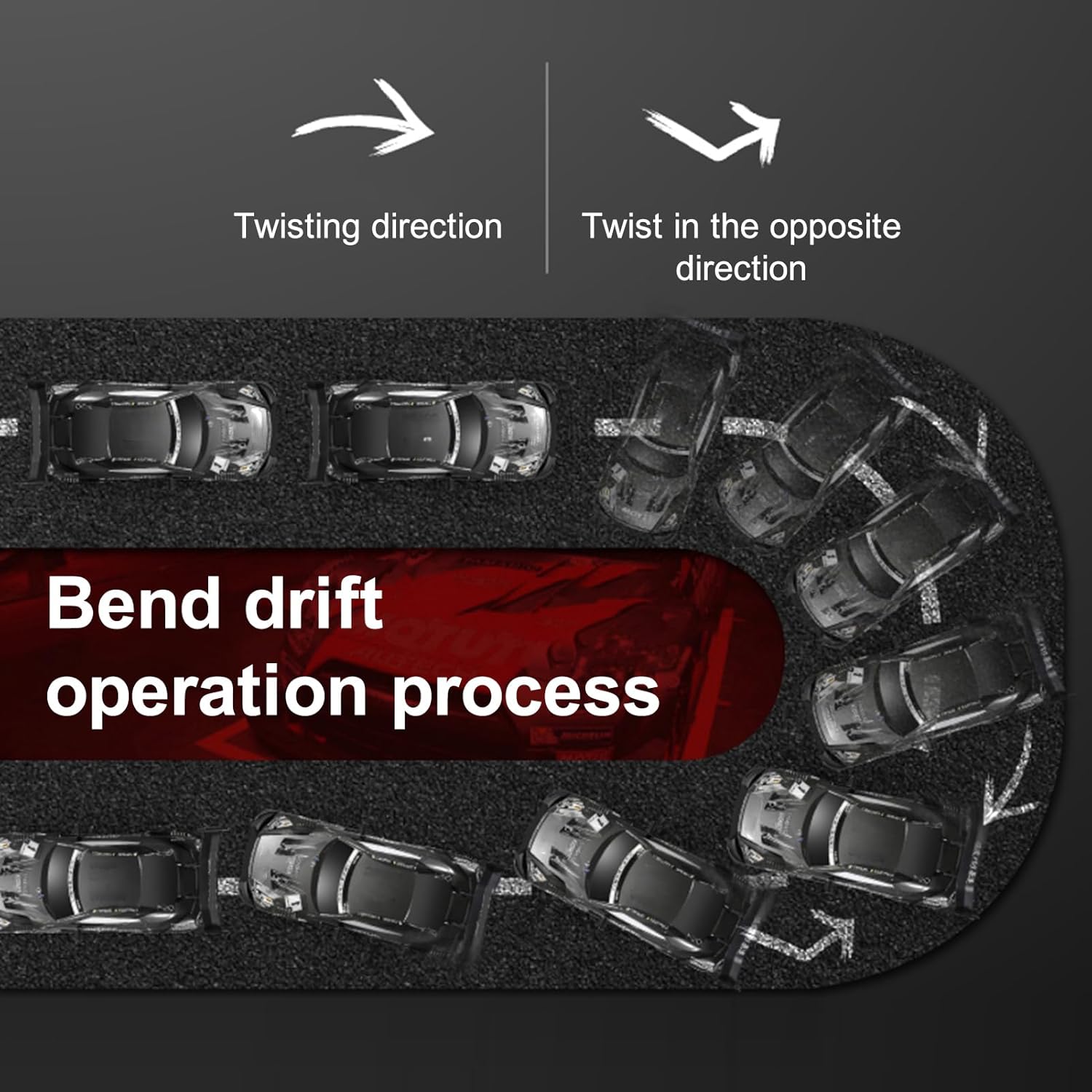 Goolsky Auto da Corsa Telecomandata 1/16 2.4GHz 4WD, Nero - immagine 5