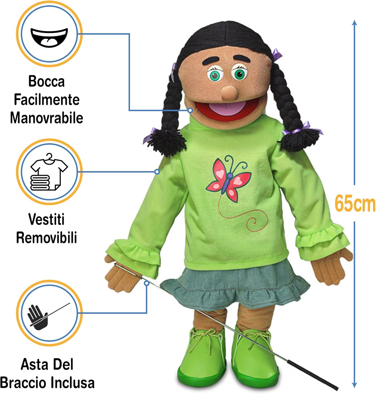 25" Jasmine (Hispanic) by Silly Puppets - immagine 3