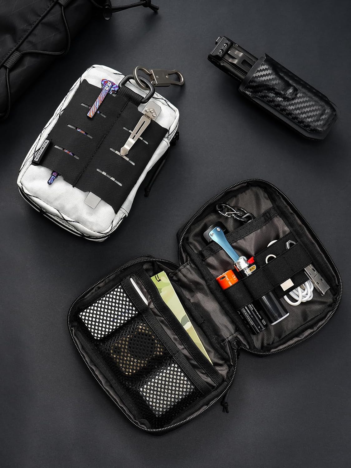 TACTICAL GEEK Block E - Borsa da Cintura EDC Compatta - immagine 5