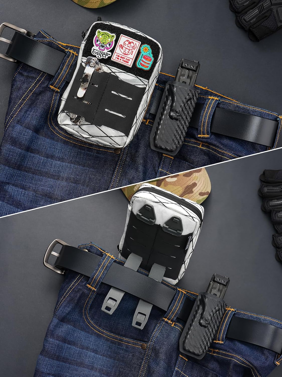 TACTICAL GEEK Block E - Borsa da Cintura EDC Compatta - immagine 7