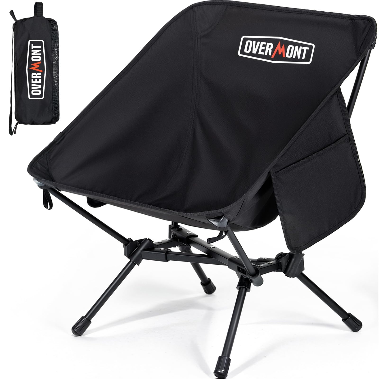 Overmont Sedia Campeggio Pieghevole Portatile 150kg