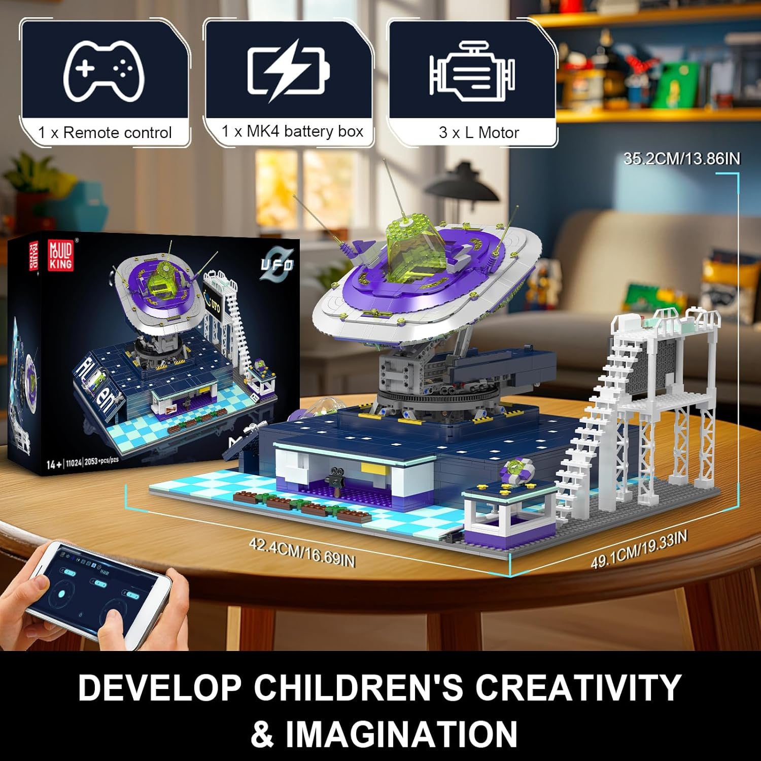 Mould King 11024 - Set 2053 pezzi con controllo app - immagine 4