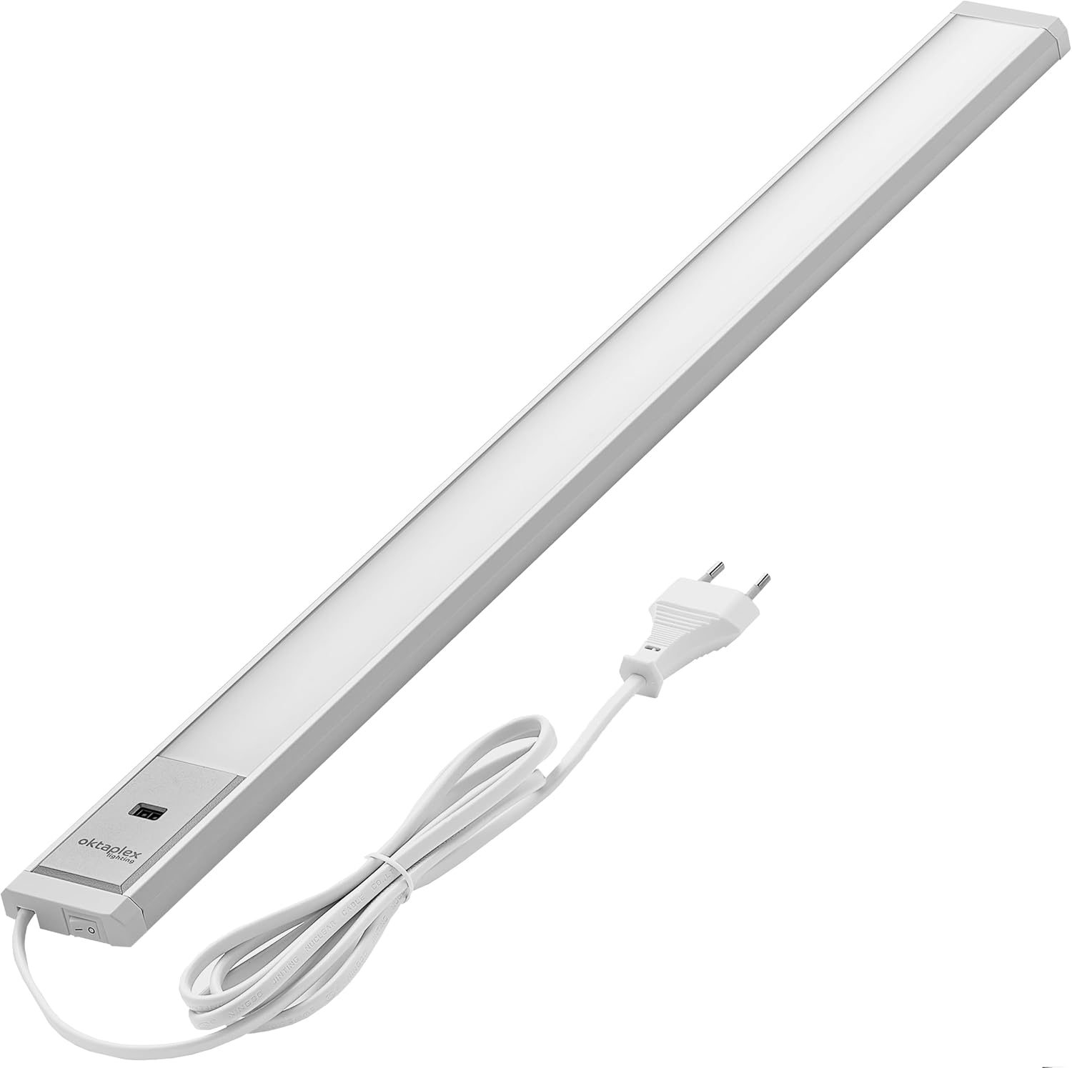 Oktaplex Riva Luce Sottopensile LED Piatto 57,5cm, Argento - immagine 1