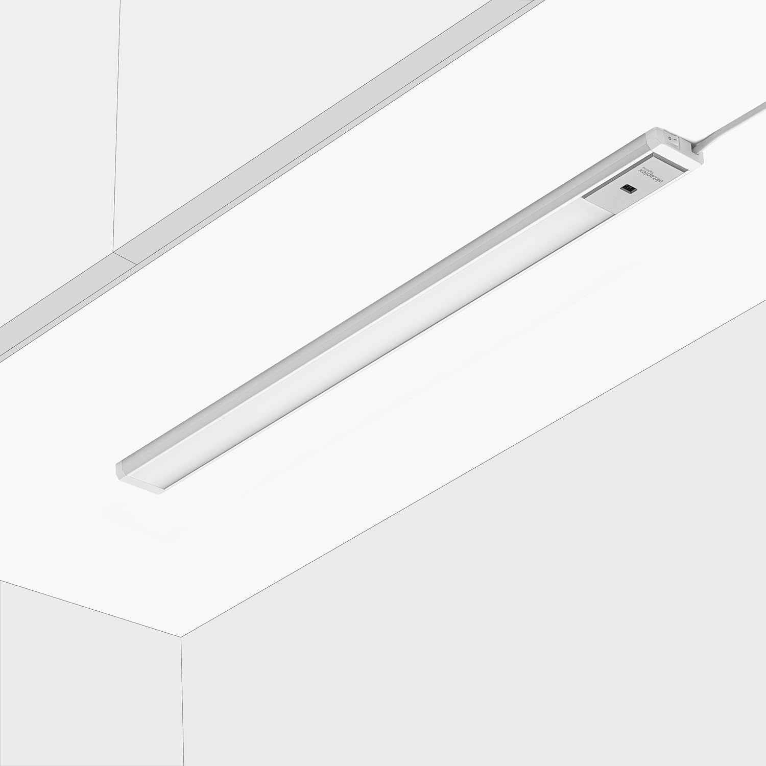 Oktaplex Riva Luce Sottopensile LED Piatto 57,5cm, Argento - immagine 2