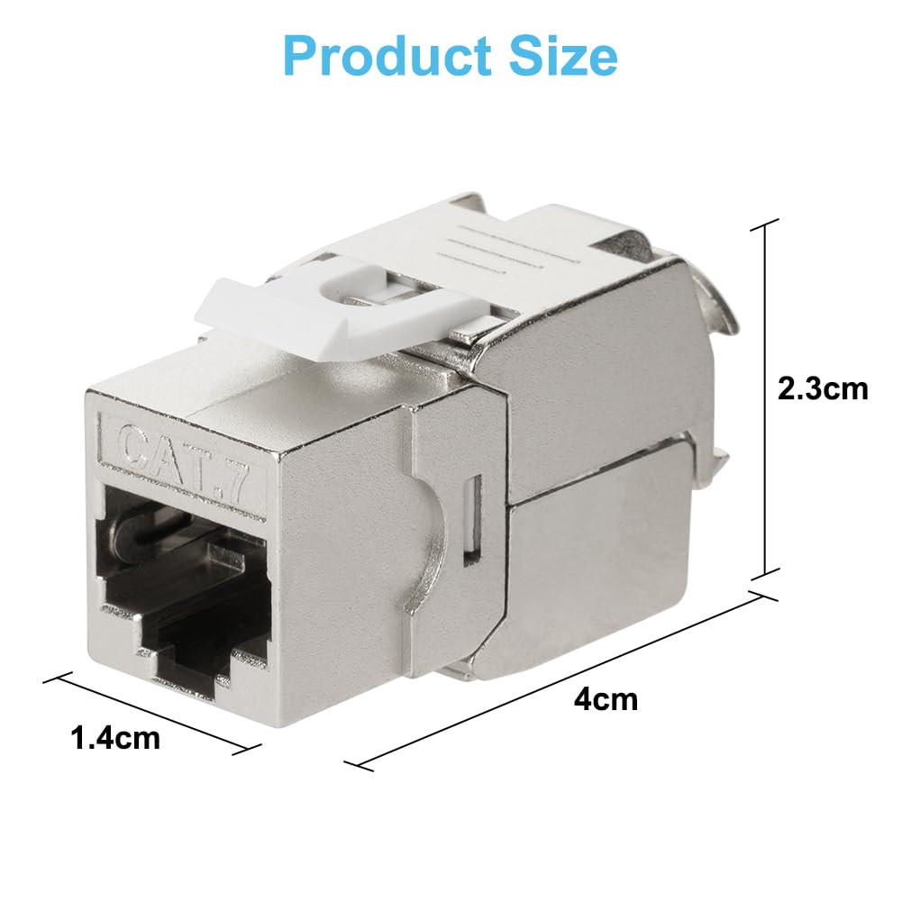 Offcup Cat 7 Modulo Keystone Jack Schermato - immagine 2
