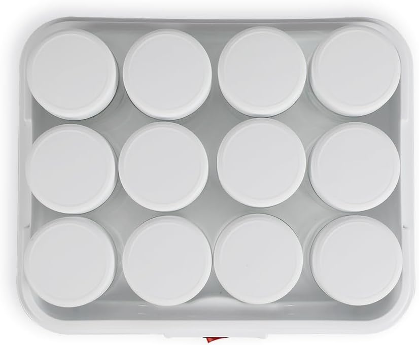 Domoclip macchina per yogurt e formaggio 12 pentole 21,5w dop156 - immagine 7