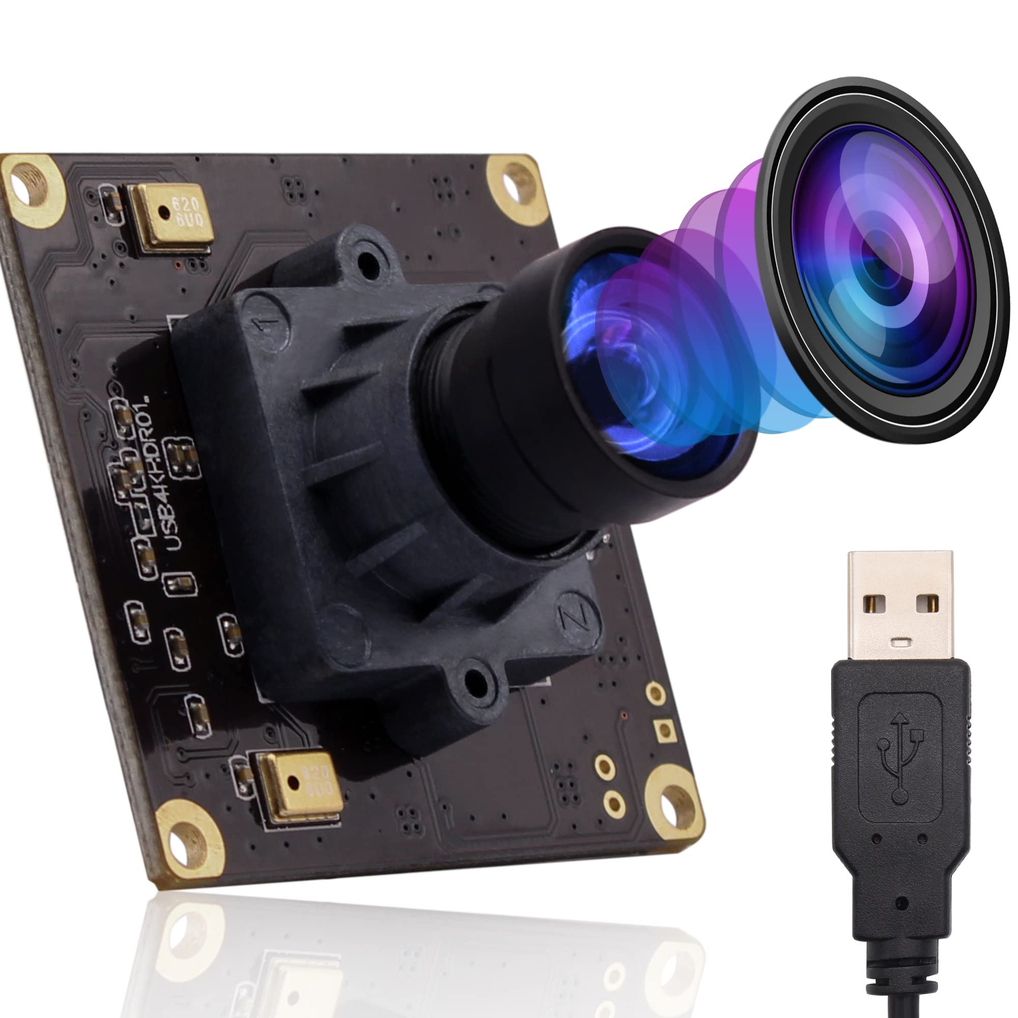 G Modulo Fotocamera USB 4K Grandangolare 100 Gradi