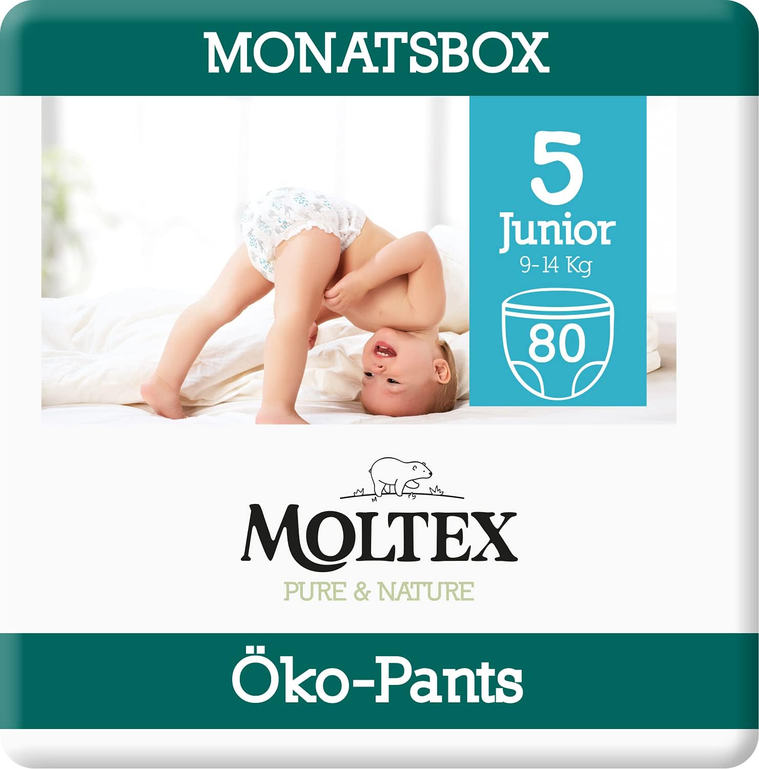 Moltex Pure & Nature Pants Ecologici Taglia 5 (9-14 kg) - immagine 1