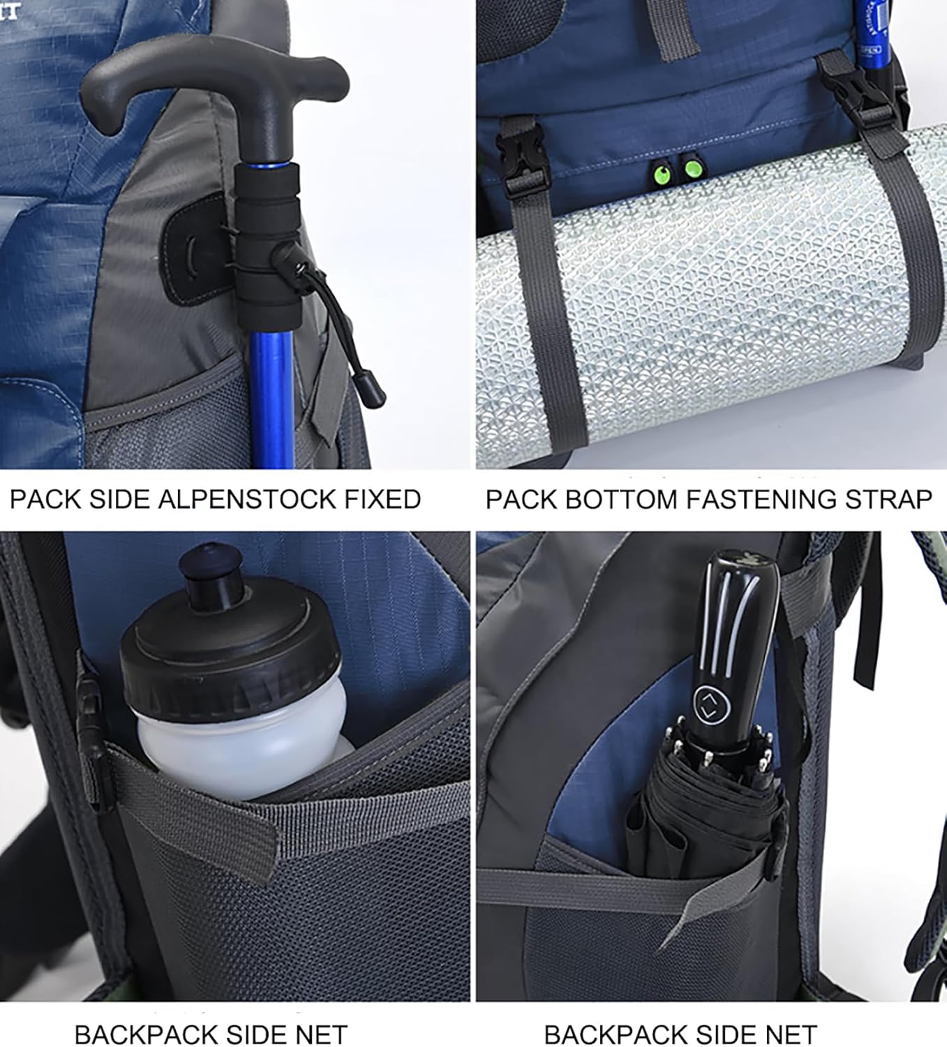 Bseash Zaino da Trekking Leggero 50L - immagine 3