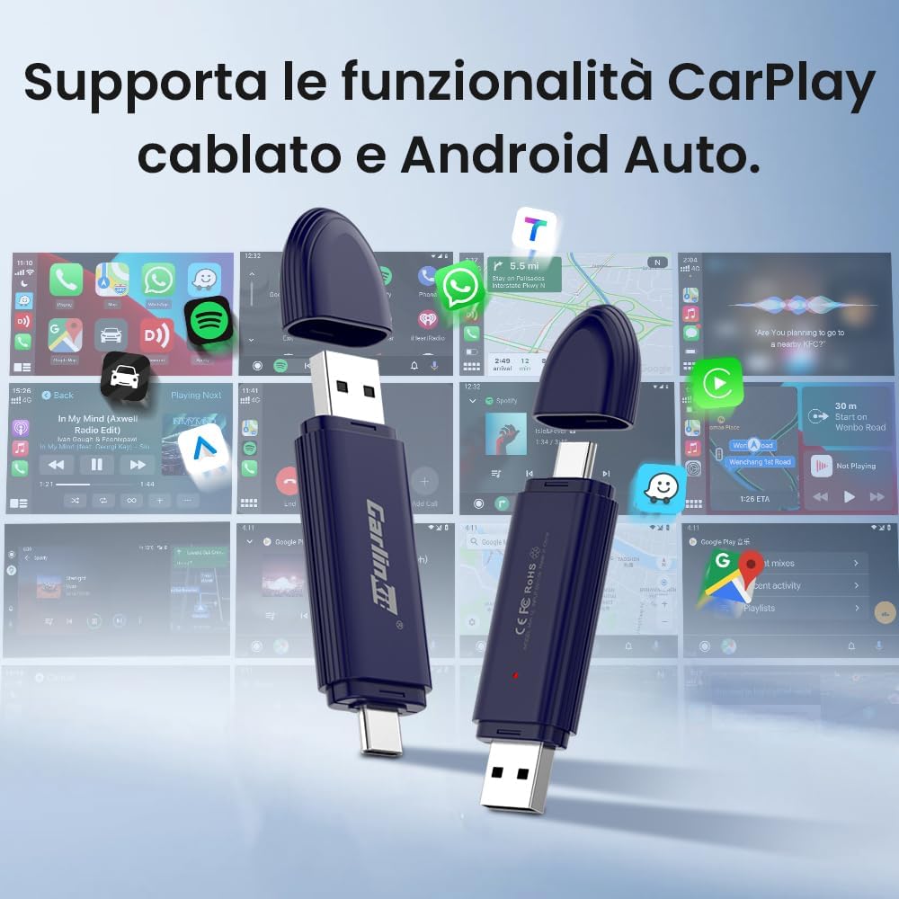 Carlinkit 5.0 SE Pro - Adattatore Android Auto e CarPlay Wireless - immagine 2
