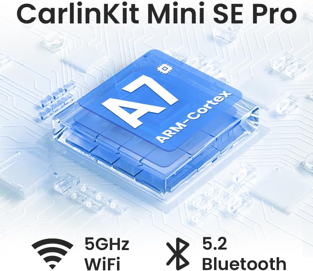 Carlinkit 5.0 SE Pro - Adattatore Android Auto e CarPlay Wireless - immagine 3