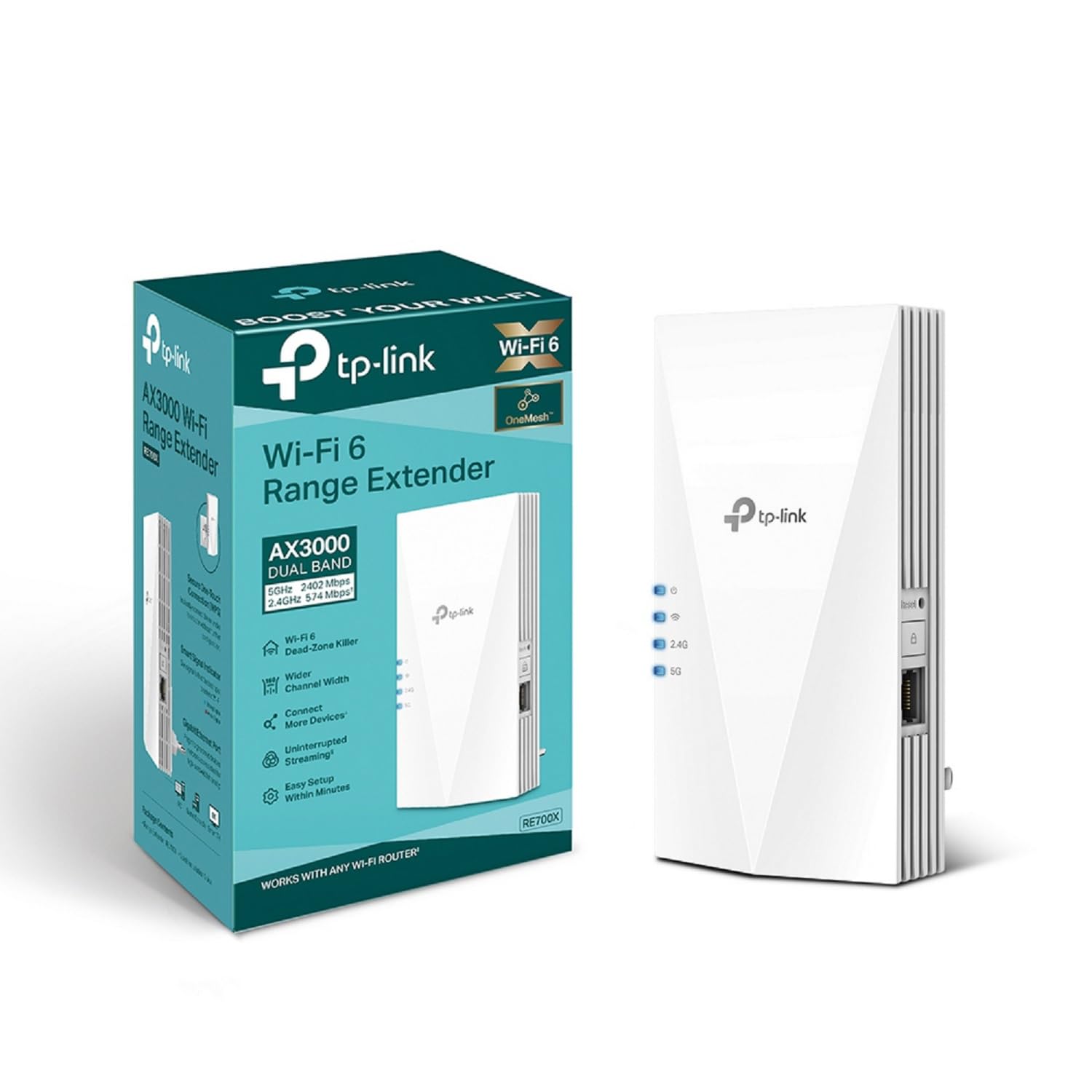 Tp-link Ripetitore WiFi RE700X AX3000 WiFi 6
